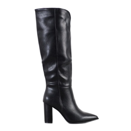 Seastar Elegante Stiefel mit Öko-Leder schwarz