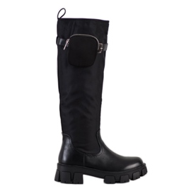 Seastar Schwarze Stiefel mit Tasche
