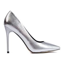 Goodin Modische High Heels silber-