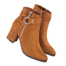 Balada Elegante Stiefel mit Ornament braun
