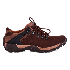 Bednarek Polish Shoes Herren Braune Leder Trekkingschuhe Bednarek