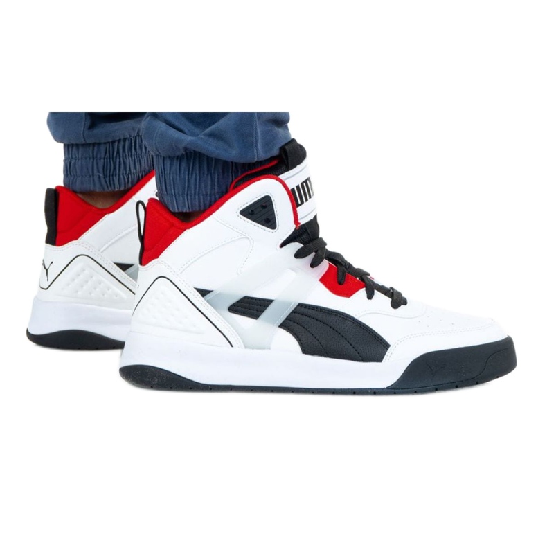 Puma Backcourt Mid M 374139 01 weiß schwarz