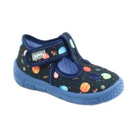 Befado Kinderschuhe 533P011 marine blau mehrfarbig