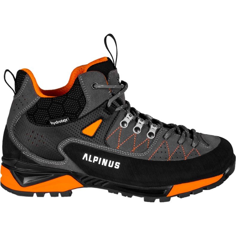 Trekkingschuhe Alpinus The Ridge Mid Pro anthrazit-orange GR43288 grau
