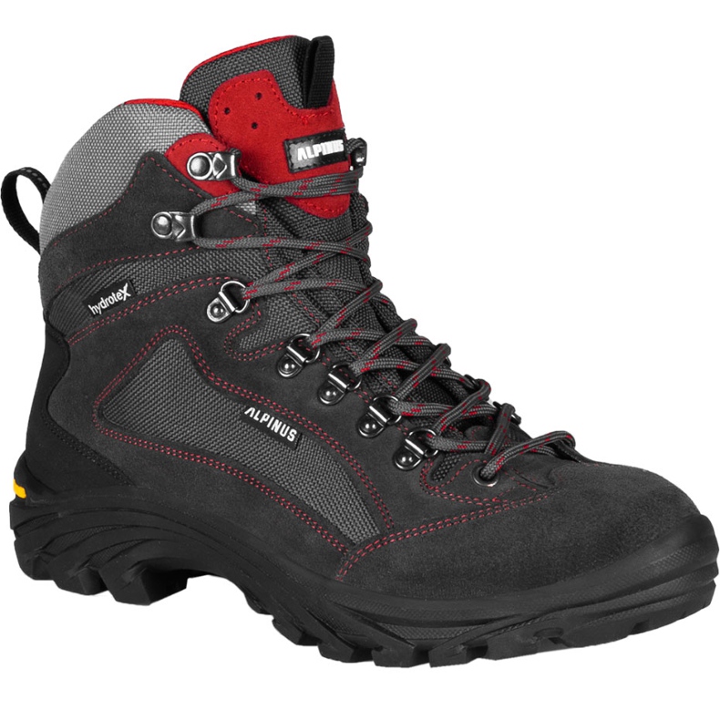 Trekkingschuhe Alpinus Dragon High Tactical graphit-rot GR43305 mehrfarbig