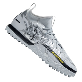 Nike Phantom Gt Academy Df Se Tf Jr DA2289-001 Fußballschuhe silber mehrfarbig