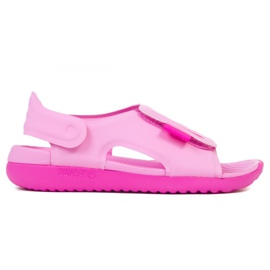 Nike Sundray Adjust 5 Jr AJ9076-601 Sandalen schwarz rosa