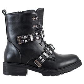 Seastar Geschnürte Arbeiter mit Kristallen schwarz