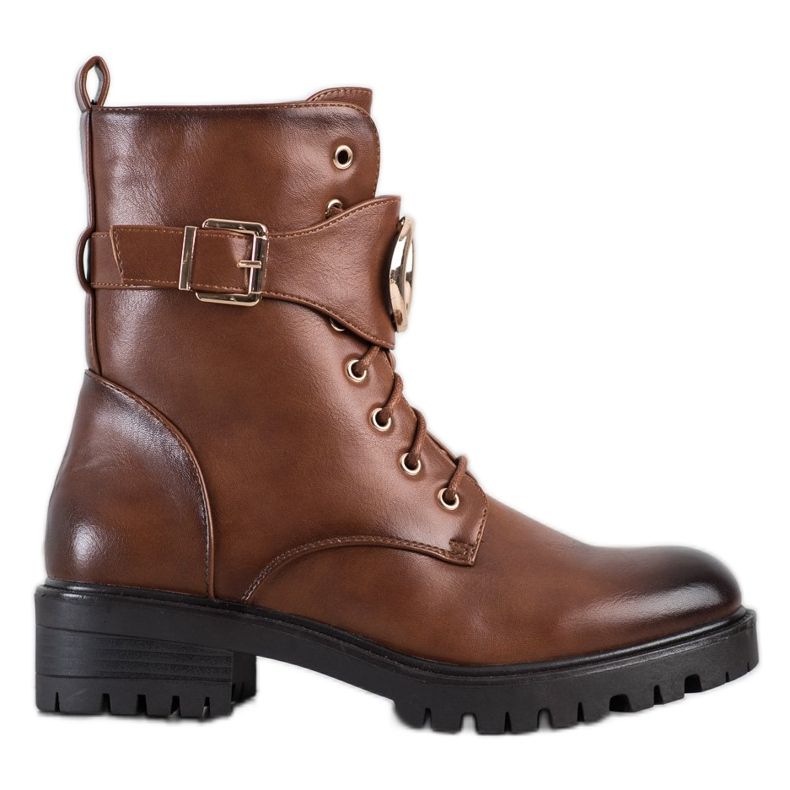 SHELOVET Arbeiter mit goldenem Ornament braun