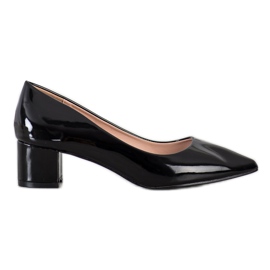 Goodin Lackierte Pumps in Spitz schwarz