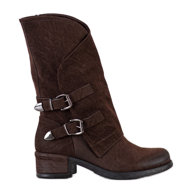 Seastar Hohe Stiefel mit Schnallen braun