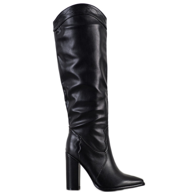 Seastar Elegante Stiefel in Spitz schwarz