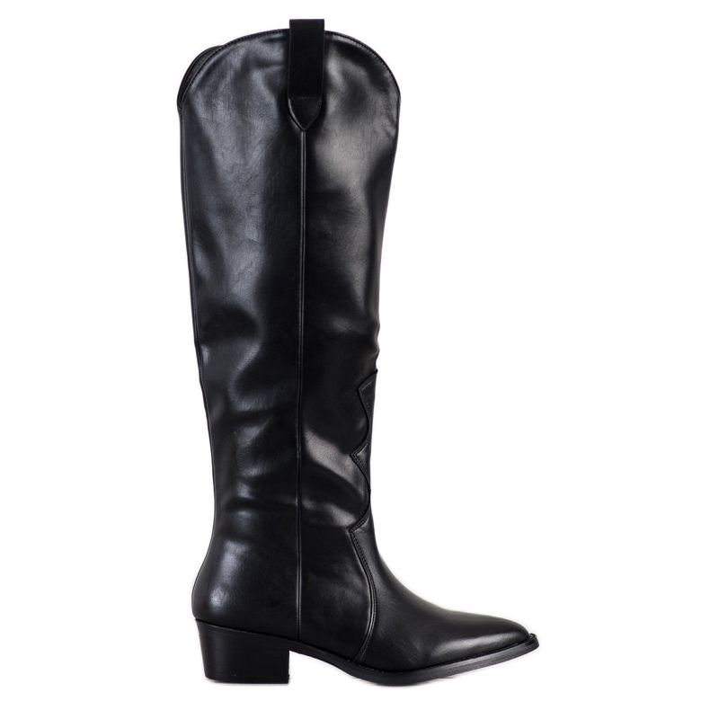 Seastar Schwarze Cowboystiefel