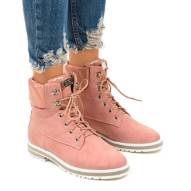 Rosa isolierte Stiefel von Arlinda