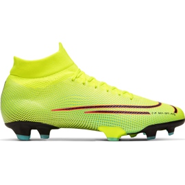 Nike Mercurial Superfly 7 Pro Mds Fg BQ5483 703 Fußballschuhe weiß, schwarz, rosa gelb