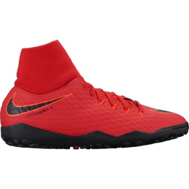 Nike Hypervenom X Phelon 3 Df Tf 917769 616 Fußballschuh rot rot