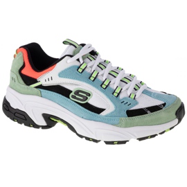 Skechers Stamina-Sugar Rock W 13452-BLGR Schuhe blau mehrfarbig