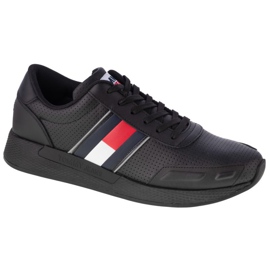Tommy Hilfiger Flexi Perf Leather Runner M EM0EM00580-BDS Schuhe schwarz