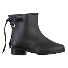 SHELOVET Galoschen mit dekorativem Einband schwarz