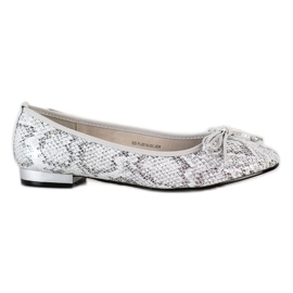 Goodin Elegante Ballerina mit Schleife mehrfarbig