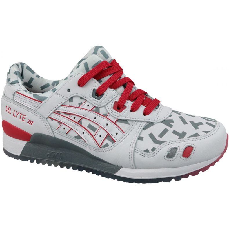 Asics Gel-Lyte III U 1191A251-100 weiß rot grau