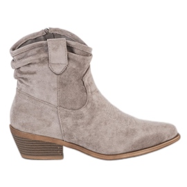 Cm Paris Cowboystiefel aus Wildleder beige