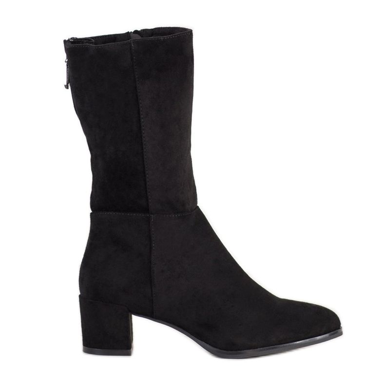 Hohe Stiefel von Sergio Leone schwarz