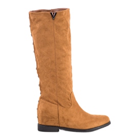 Seastar Wildlederstiefel mit Nieten braun