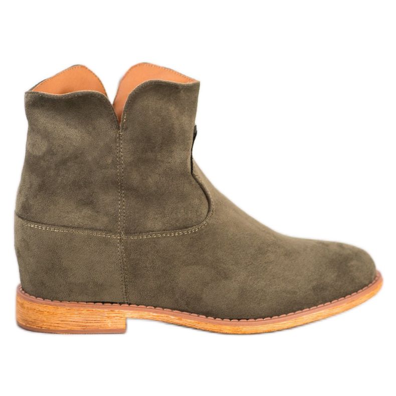 Sergio Todzi Cowboystiefel auf einem Keil grün