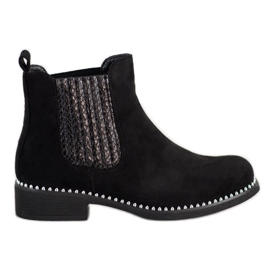 SHELOVET Stylische Chelsea-Boots schwarz