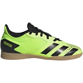 Adidas Predator 20.4 In Sala Junior Fußballschuhe grün-schwarz EH3043
