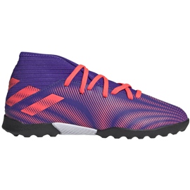 Fußballschuhe adidas Nemeziz.3 Tf Junior lila-pink EH0576 mehrfarbig