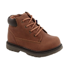 Apawwa Braune Stiefel für Kinderjungen Moa