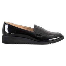 Goodin Lackierte Loafer schwarz