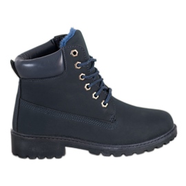 BOSHIMAO Marineblaue Gebundene Trapper navy blau