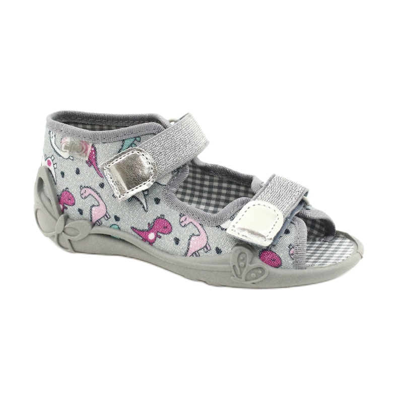 Befado Kinderschuhe 242P105 silber- grau