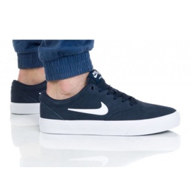 Nike Sb Charge Suede M CT3463-401 Schuh weiß navy blau