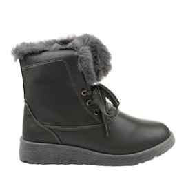 Graue isolierte Stiefel von Inaleth