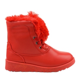 Rote isolierte Stiefel von Inaleth