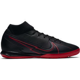 Nike Mercurial Superfly 7 Academy Ic M AT7975 060 Fußballschuh violett schwarz