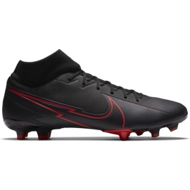 Nike Mercurial Superfly 7 Academy FG / MG M AT7946 060 Fußballschuhe lila, schwarz schwarz
