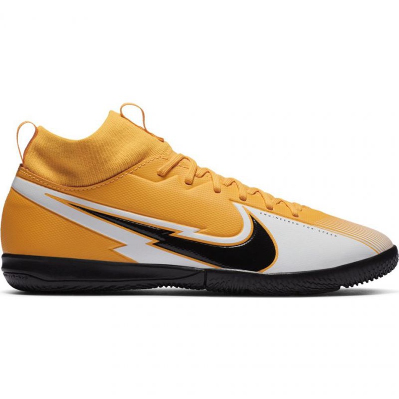 Nike Mercurial Superfly 7 Academy Ic Jr AT8135 801 Fußballschuhe gelb grün