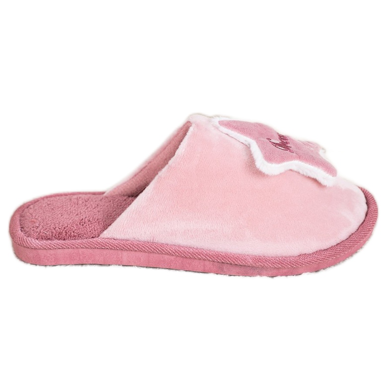 Bona Bequeme Traumhausschuhe weiß rosa