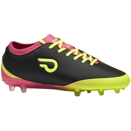 Gedo Calzsol Fg Junior Fußballschuhe schwarz-gelb-rosa 1601