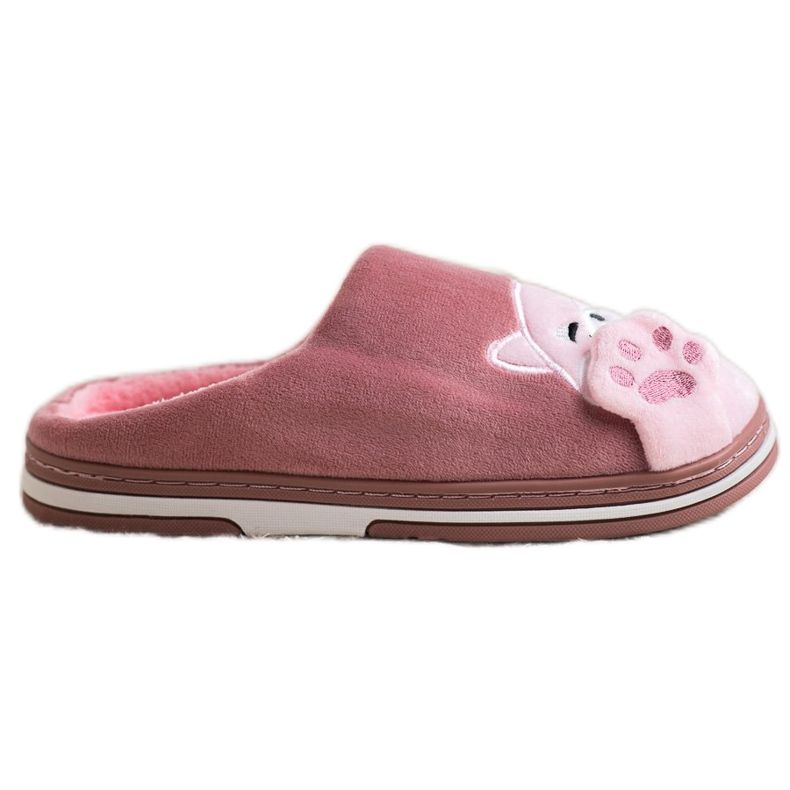 Bona Willkommen Zuhause Hausschuhe rosa