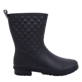 Schwarze Damen Steppgaloschen DC06 Black