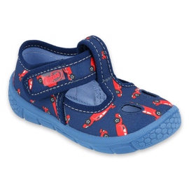 Befado Kinderschuhe 533P012 rot marineblau blau