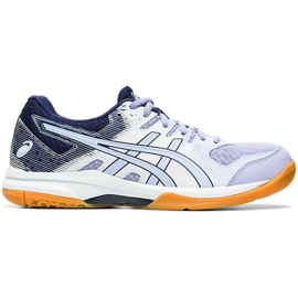 Asics Gel Rocket 9 Damen Volleyballschuhe weiß-lila 1072A034 103