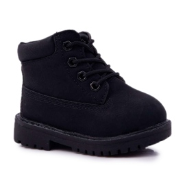 FRROCK Kinder Trappers Stiefel Black Dexter schwarz