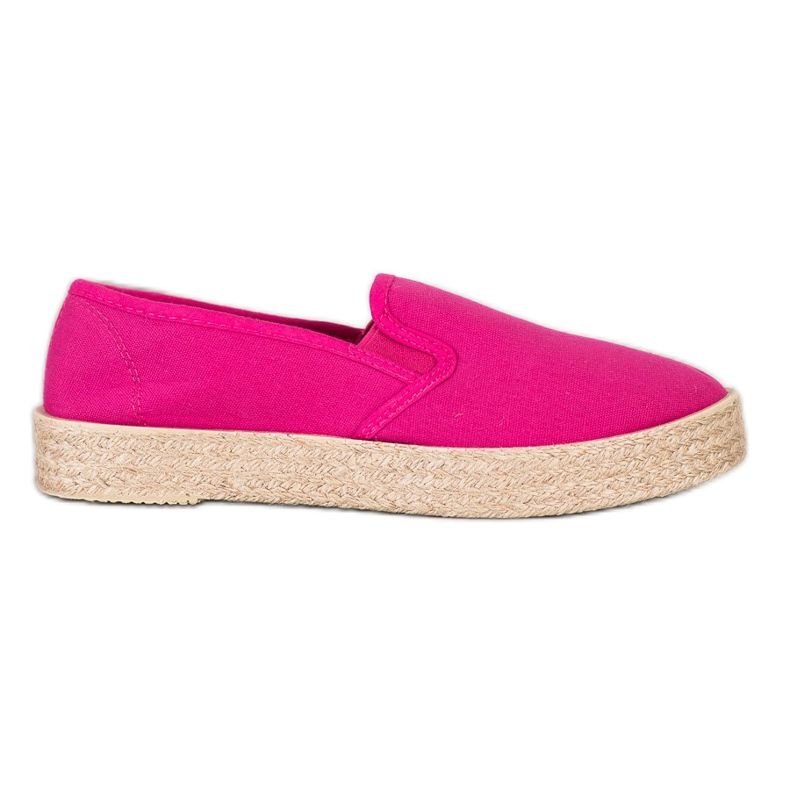 SHELOVET Fuchsia Espadrilles rosa